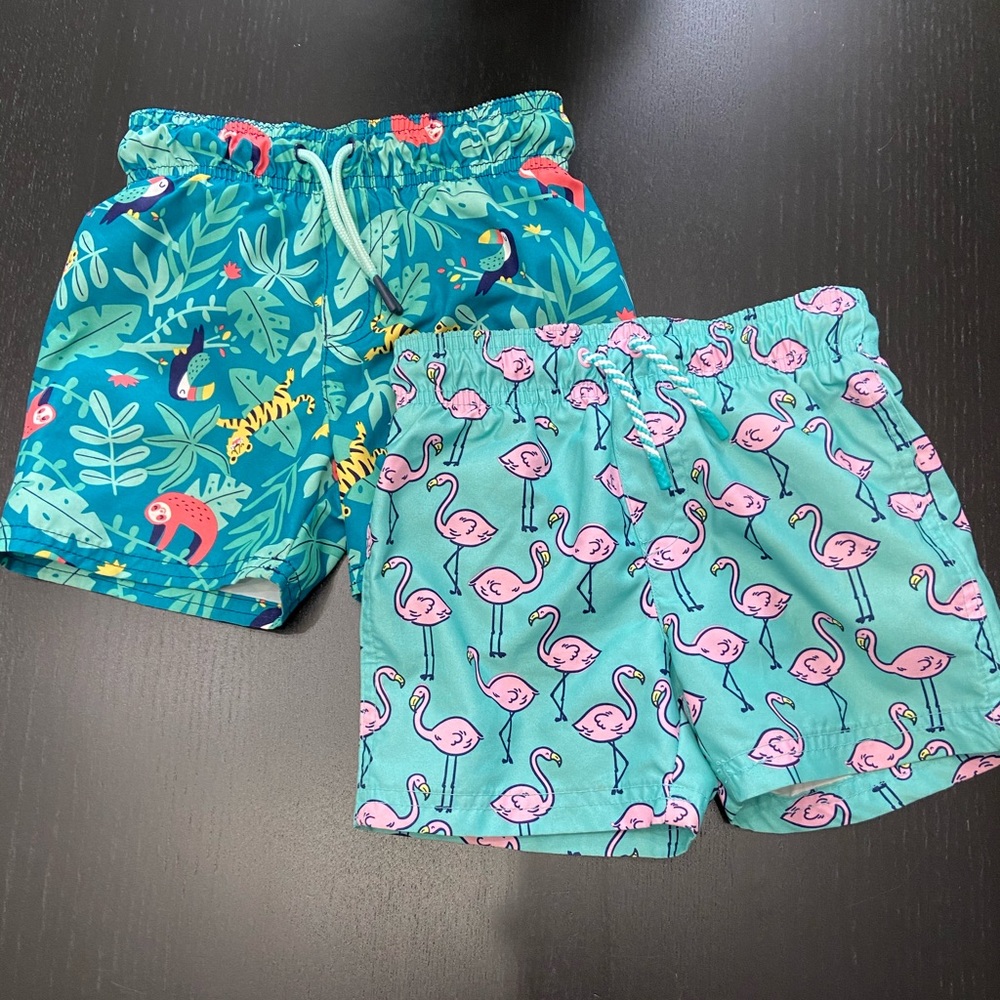 Set of 2T Cat&Jack Swim Trunks